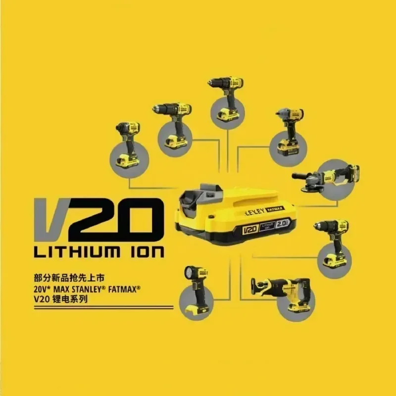 Power Tools Stanley - 100%Original 1.5Ah 4Ah for Stanley V20