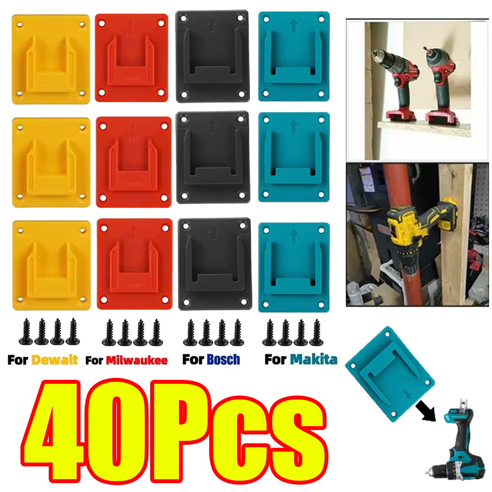 Einhell Power X Tools - 1-40Pcs Wall Mount Electric Tool Holder