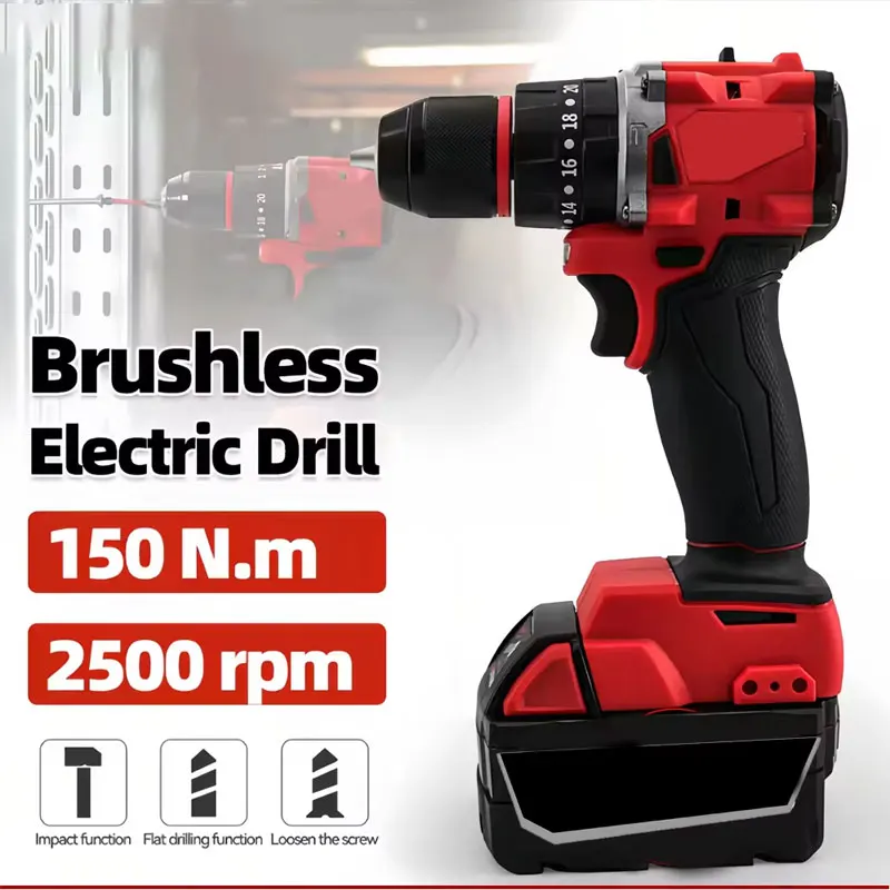 Einhell Power X Tools - Small Electric Brushless Impact Drill 150Nm
