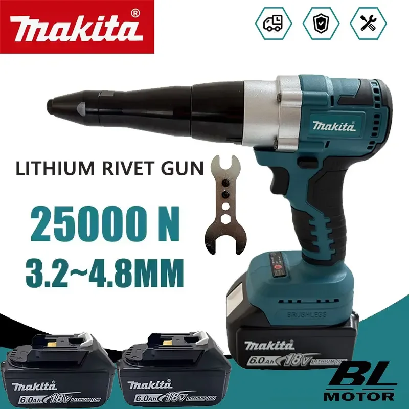 Einhell Power X Tools - Makita 25000N Brushless Electric Rivet Gun