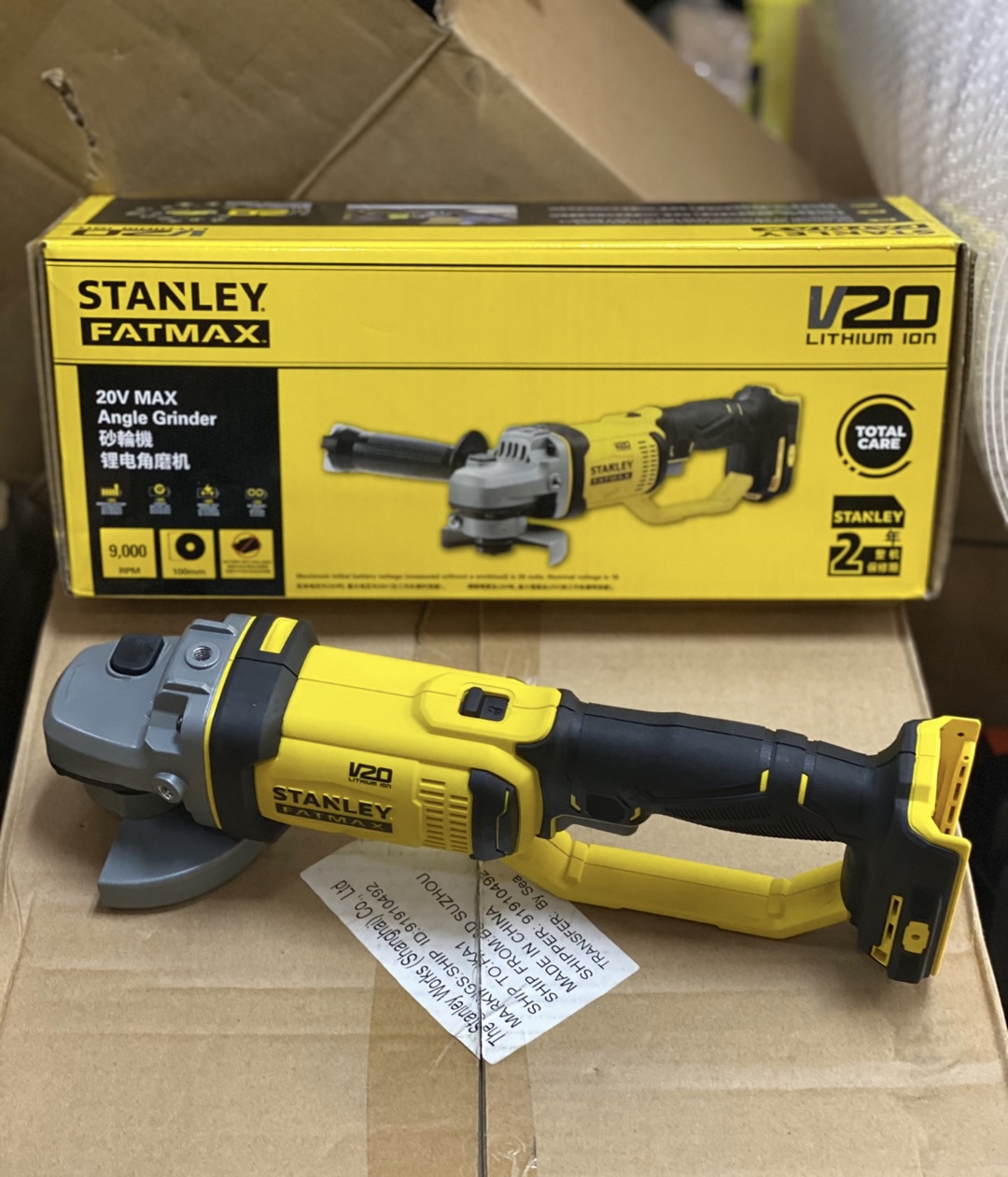20V Rechargeable Angle Grinder - đánh giá và giá Power Tools Stanley