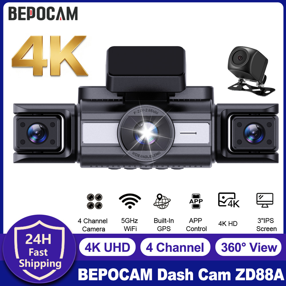 BEPOCAM 4 Channel Dash Cam 4K  - đánh giá và giá Power Tools Japan