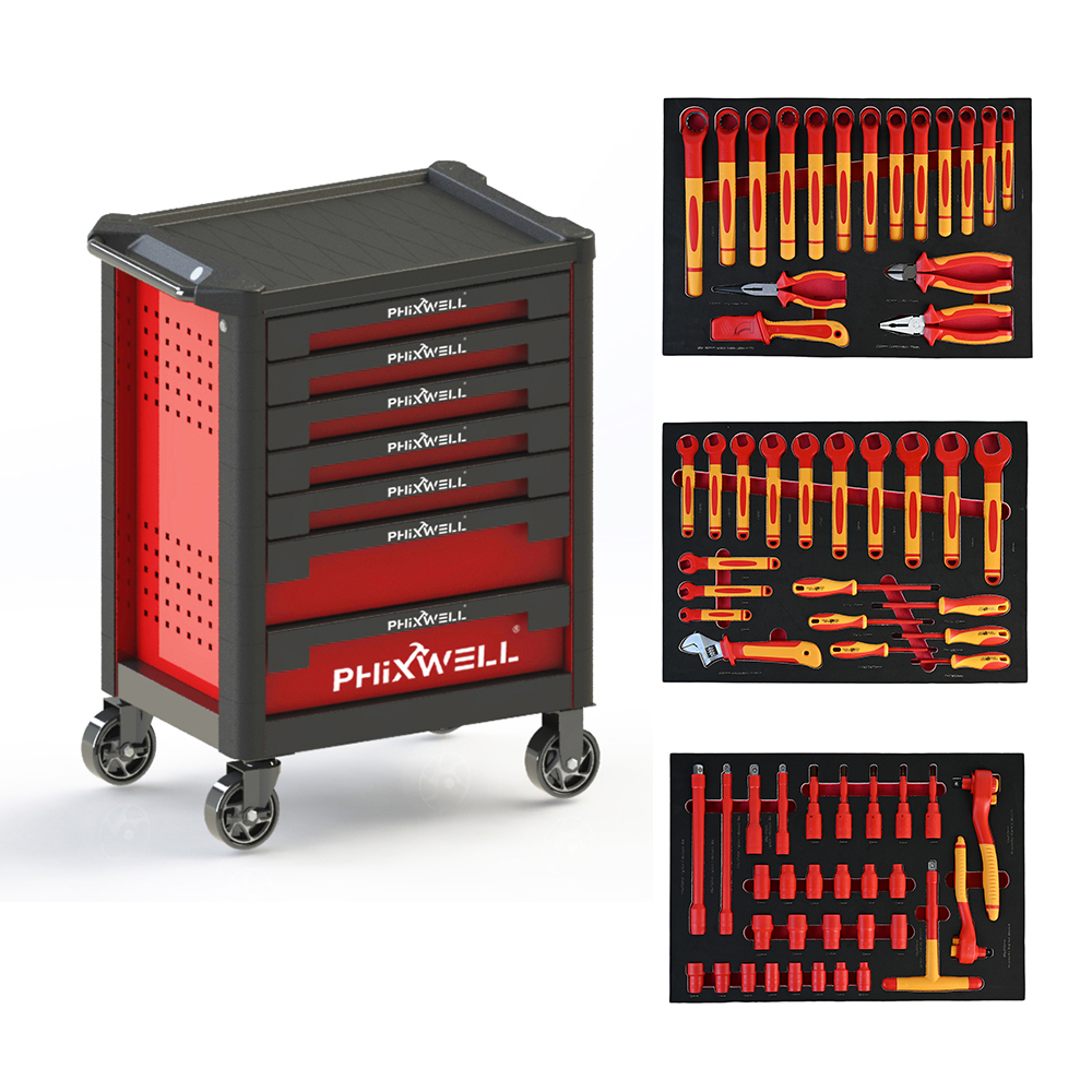 XT-016 7 Drawer Tool Cart Stai - đánh giá và giá Power Xt Tools