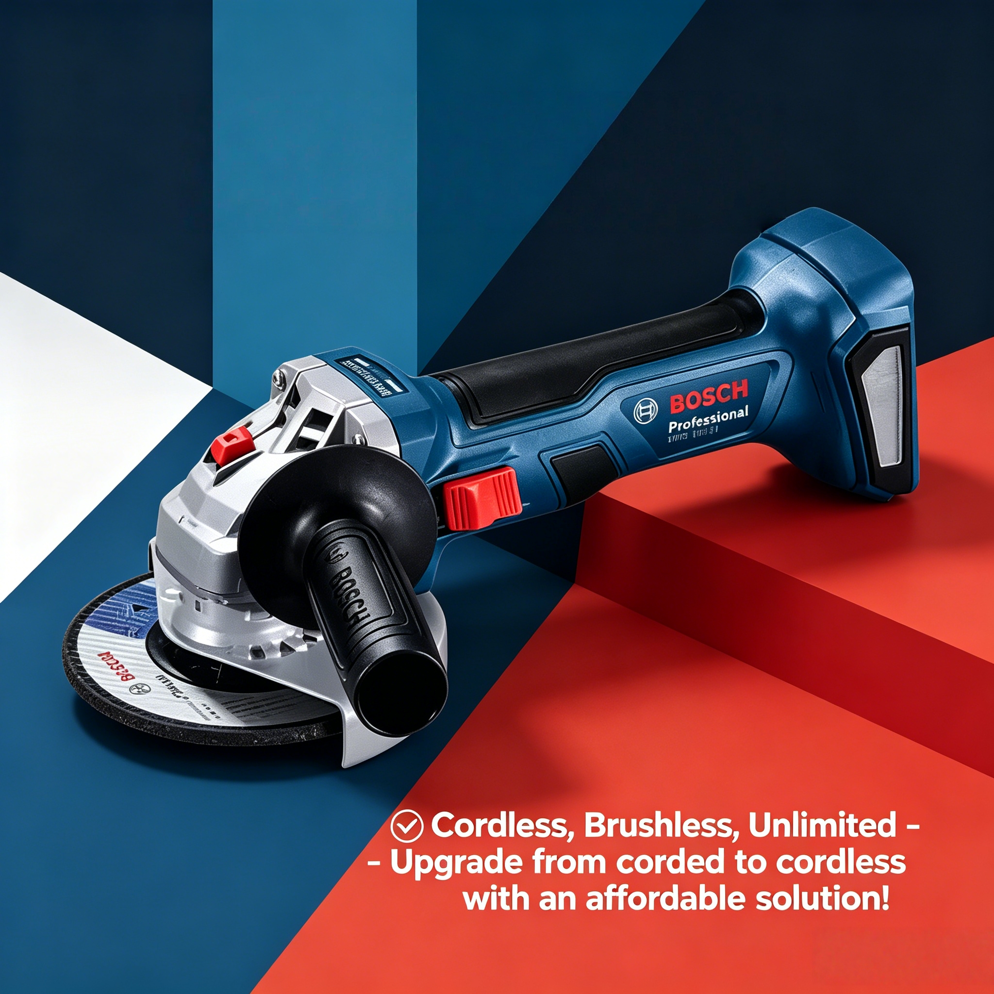 BOSCH GWS 18V-8 Cordless Angle - đánh giá và giá Power Tools Grinder
