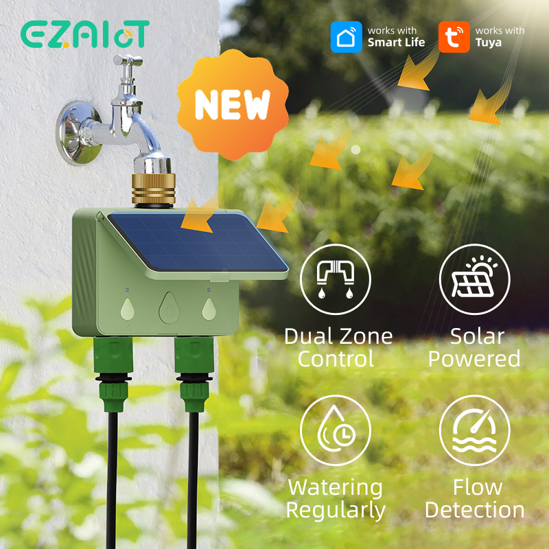 WiFi Water Timer 2 Zones Solar - đánh giá và giá Power Tools Zones